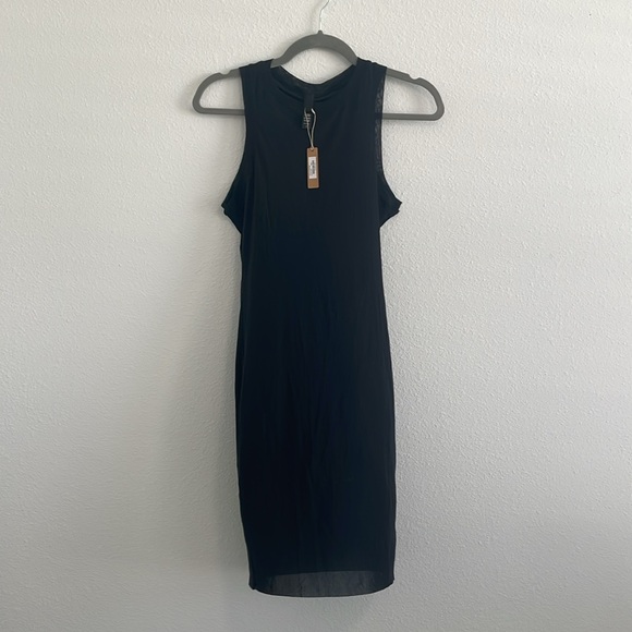 SKIMS Mesh Mini-dress in Onyx - Picture 4 of 8